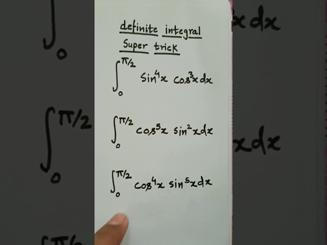 DEFINITE INTEGRATION SHORTCUT- Trick to calculate Definite Integrals in 3 seconds
