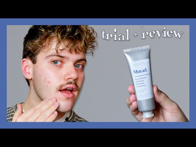 murad quick relief colloidal oatmeal treatment | trial + review