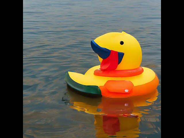 Does a rubber duck need a life vest? AI invokes that thought with stable diffusion.