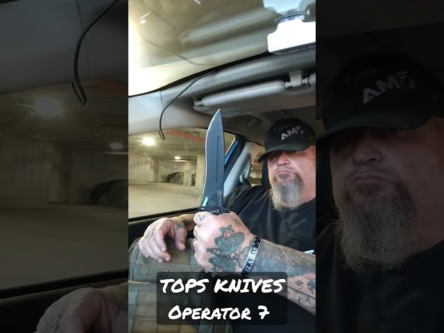 OPERATOR 7 COMBAT UTILITY KNIFE #shorts #bushcraft #fightingknife #knifereview #topsknives