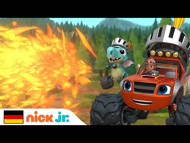 Blaze und die Monster-Maschinen | Blaze und AJ sind Ritter! | Nick Jr. Deutschland