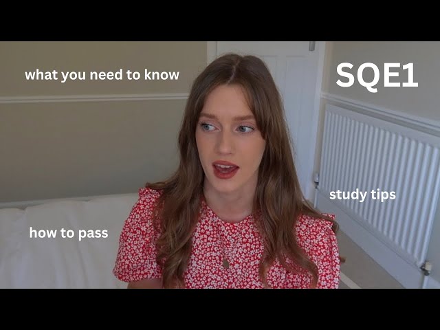 SQE1 - everything you need to know / study tips / how to pass (and rank highly)