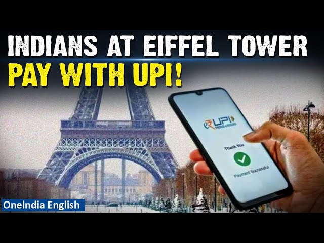 UPI in France: Indians can now pay in rupees at Eiffel Tower | Know all | Oneindia News