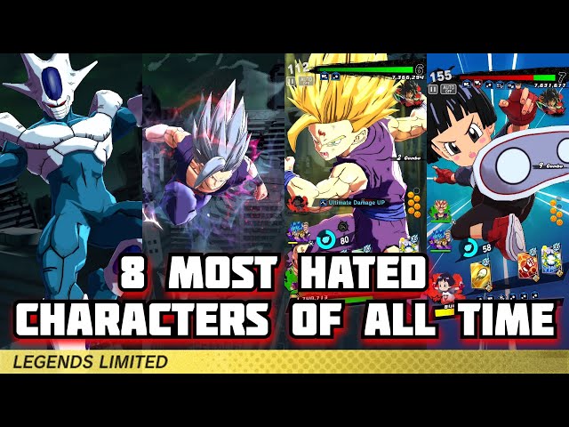 Most Hated Characters Of All Time In Dragon Ball Legends