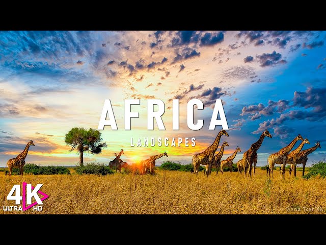 FLYING OVER AFRICA (4K UHD) - Relaxing Music Along With Beautiful Nature Videos - 4K Video