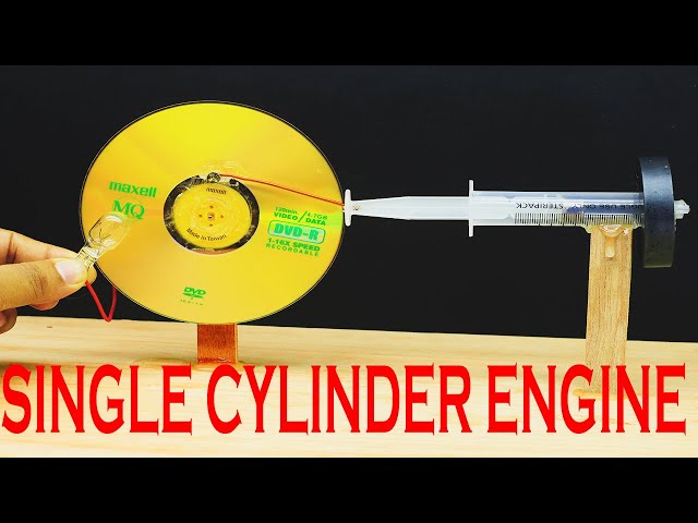 How to make single cylinder engine 100% working at home