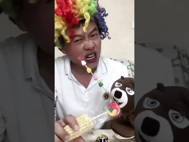 fat girl is trying to geed toy dog funny video #funny #comedy #food