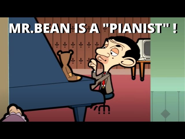 They animated the Piano correctly?! (Mr. Bean) #piano #mrbean #funny