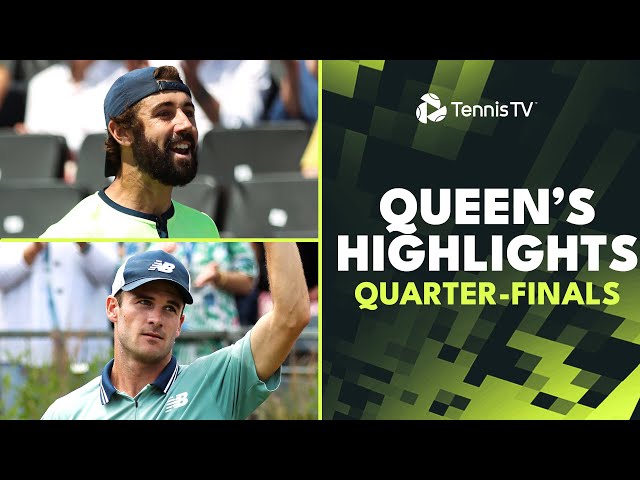 Draper Faces Paul, Fritz v Thompson, Musetti & Korda Feature | Queen's 2024 Quarter-Final Highlights