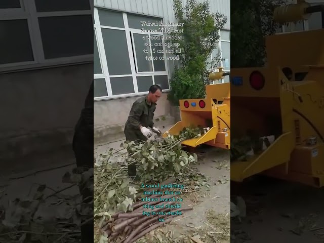 Zhengzhou Weiwei Machinery WBC Waste Wood Crusher has a simple structure