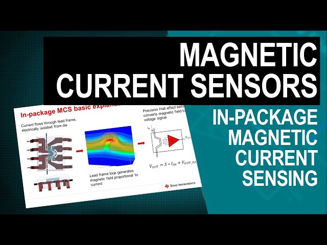 In-package magnetic current sensing