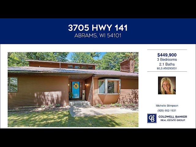 3705 HWY 141, ABRAMS, Wisconsin Homes for Sale | www.coldwellhomes.com