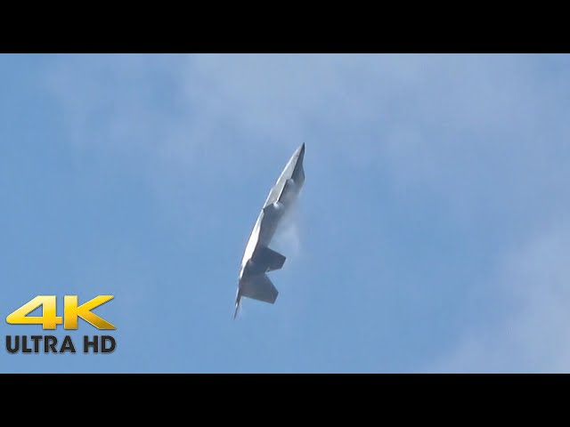 F-22 Raptor Power Loop and Loaded Roll