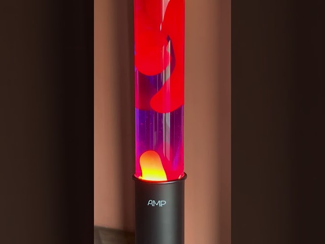 Напольная Лава лампа Amperia Colossus Оранжевая/Фиолетовая (130 см)  #лавалампа #уютнаяатмосфера