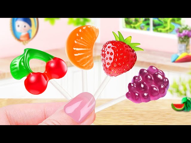 Fresh Rainbow Popsicles For Summer🌈Satisfying Miniature Coca & Pepsi & Fanta Jelly Decorating Ideas🍉