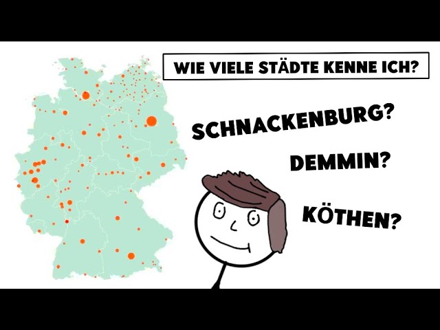 Wie viele deutsche STÄDTE kenne ich? | Randomvid Folge #1