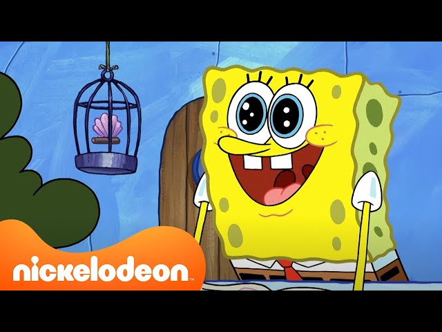 SpongeBob Grows Saltwater Trees in Bikini Bottom! | SpongeBob | Nickelodeon UK