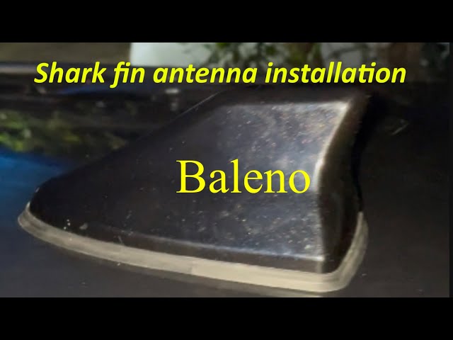 New Baleno Car Shark fin antina installation||Baleno#baleno #carhack #shark-fin