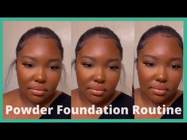 Sweat Proof Powder Foundation Routine | Asya Jasmire