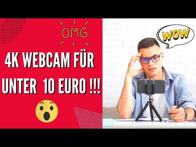 Smartphone als Webcam für ZOOM 🎦 4K Webcam für unter 10 Euro