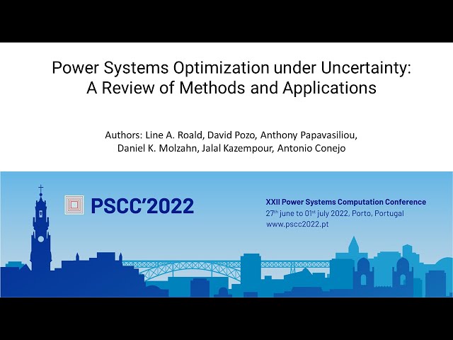 Survey: Power Systems Optimization under Uncertainty: A Review of Methods and Applications