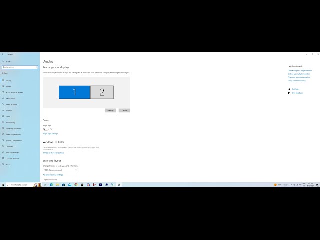 Screen Resolution Setting || How to change Screen Resolution in PC Window 10