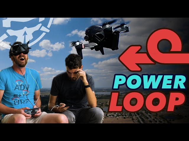 How to POWER LOOP A Freestyle Drone - First Flight to Freestyle with DJI FPV