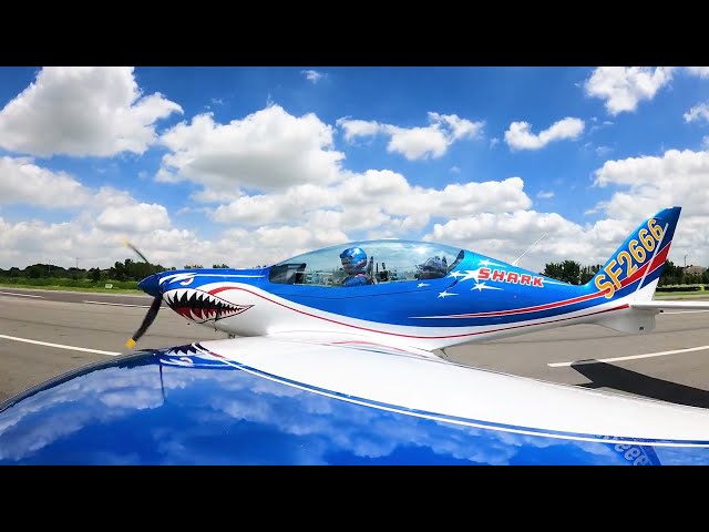 《彰化》順風飛行俱樂部 搭上Shark鯊魚運動競賽機 體驗極速飛機極致魅力！ Part2