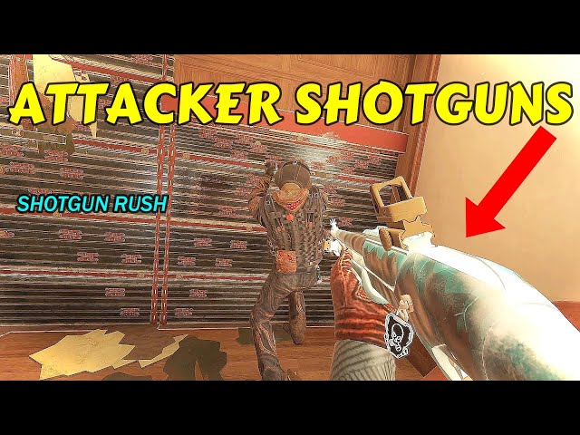 Using SHOTGUNS to ATTACK in Rainbow Six Siege!