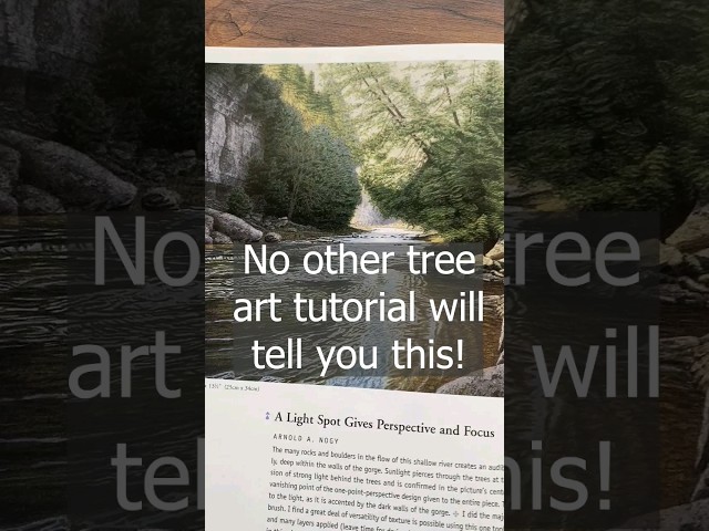 Paint better trees - no other art tutorial will teach you this!