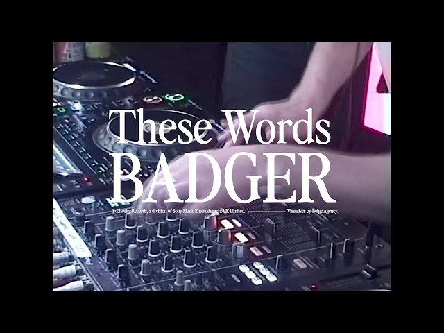 Badger - These Words (Official Visualiser)