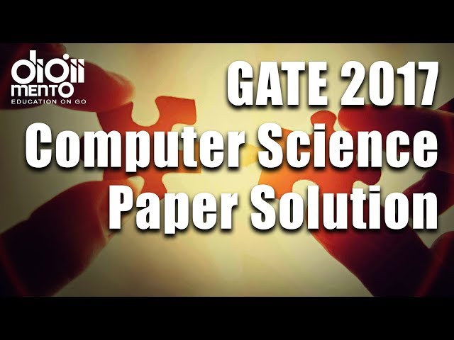 GATE 2017 : General Aptitude Question paper Solution