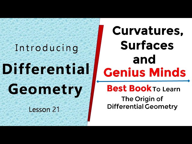 How to learn differential geometry | Differential geometry lecture | Differential geometry