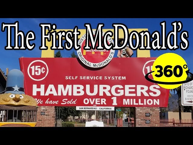 360° Video | First McDonald's location | San Bernardino California