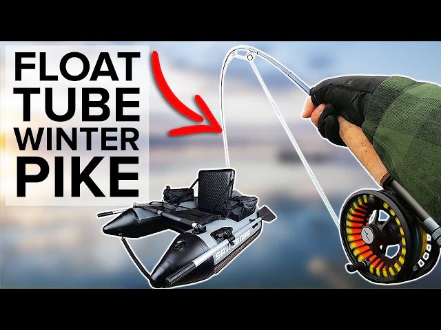BIG PIKE FLY FISHING with Savage Gear High Rider 170 Float Tube