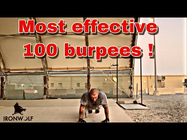 The best 100 burpees you can do. Fat burner and muscle builder.