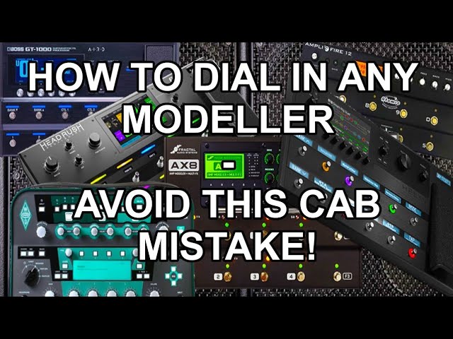 How To Dial In Any Amp Modeller - Free AXE FX II Preset included!