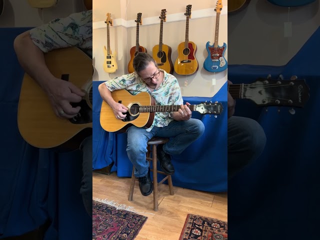 1970’s Epiphone FT-130 Caballero Acoustic Demonstration by Dave Fecca
