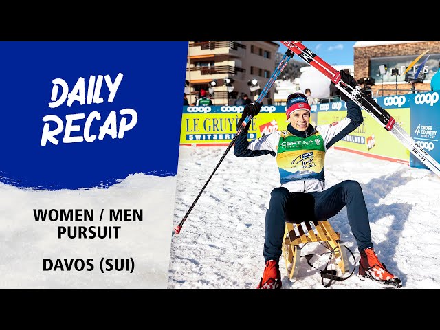 Niskanen and Amundsen triumph in Pursuit races at Davos | FIS Cross Country World Cup 23-24