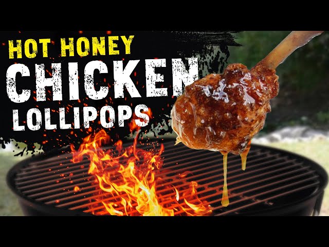 Chicken Lollipops Smoked and Deep Fried with Hot Honey