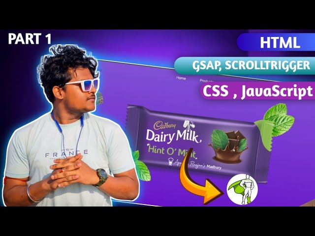 GSAP Animation Website Tutorial Part 1 || The Coding Guy || using HTML CSS JavaScript GSAP Animation