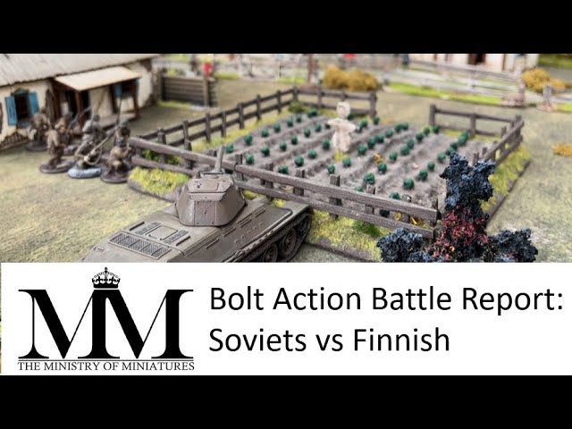 27 Bolt Action Battle Report: 1000 point Soviet vs Finnish - Limited Play Time