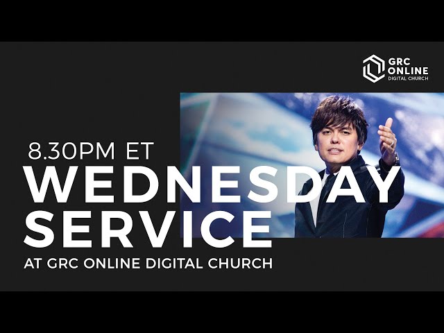 8.30pm ET | GRC Online — Grace Revolution Digital Church Service | Pastor Joseph Prince