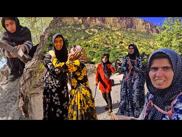 Fariba and her accompanying girls are the bravest nomadic women