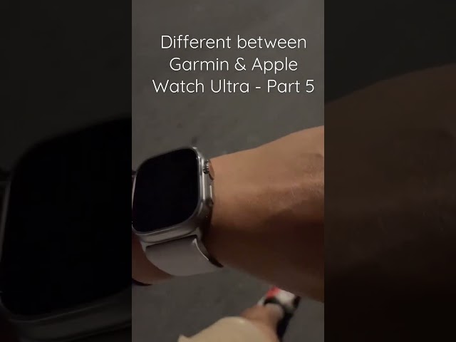 User Experience Sharing (Garmin Epix & Apple Watch Ultra) - Part 5