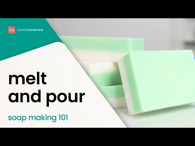 How to Make Melt and Pour Soap for Beginners // CandleScience Soap Making Tutorials