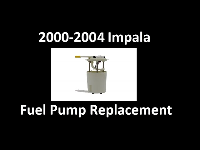 2000-2004 Impala (8th Gen) Fuel Pump Replacement