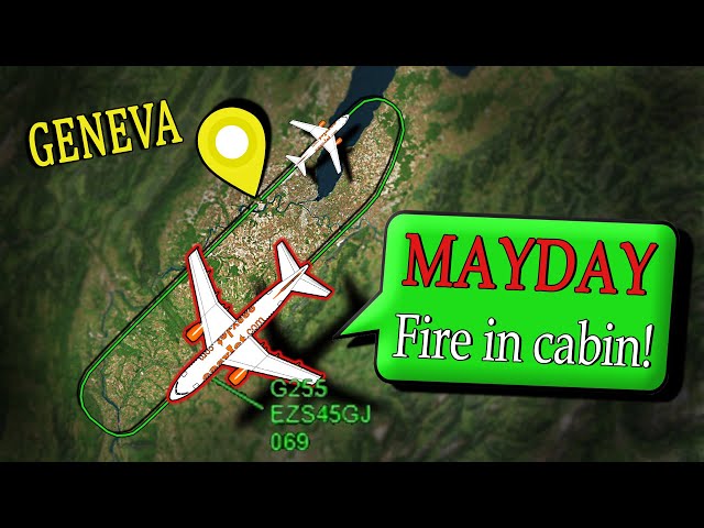 FIRE & SMOKE IN THE CABIN of Easyjet | Emergency Return to Geneva