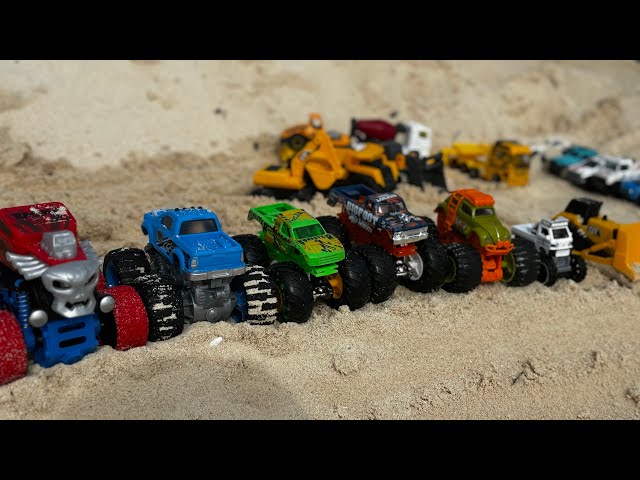 Monster Truck and Constructor Vehicles! Big Compilation Live!