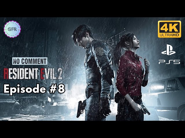 Resident Evil 2 Remake Leon Full Game | Episode 8 | No Commentary | PS5 4K | Final
